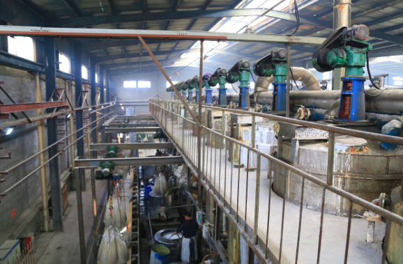 工業(yè)硼酸生產(chǎn)車間